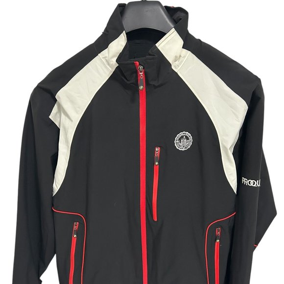 Proquip Golf Windbreaker Jacket Mens Size XL Full Zip Olympia Fields CC Logo - Picture 1 of 7